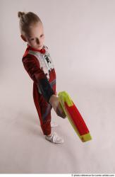 DENISA PILOT STANDING POSE WITH GUN 2